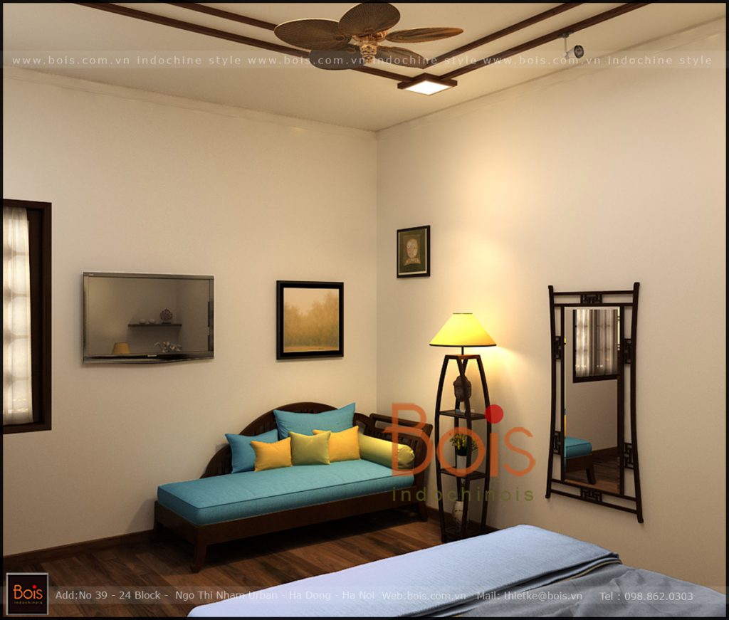 Đồ gỗ nội thất phòng ngủ Homestay Phố Cổ Hà Nội