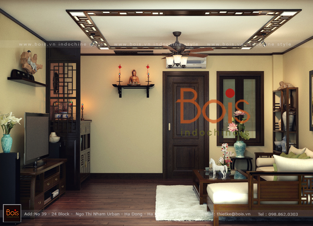 Thiết kế thi công nội thất nhà ở kết hợp Homestay Cổ Linh Hà Nội