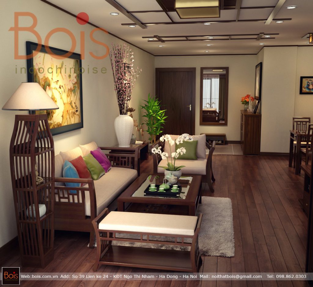 Thiết kế nội thất căn hộ chung cư Goldmark City – Chị Lệ Quyên