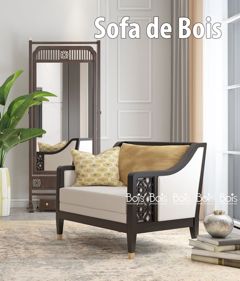 sofa phong cách indochine