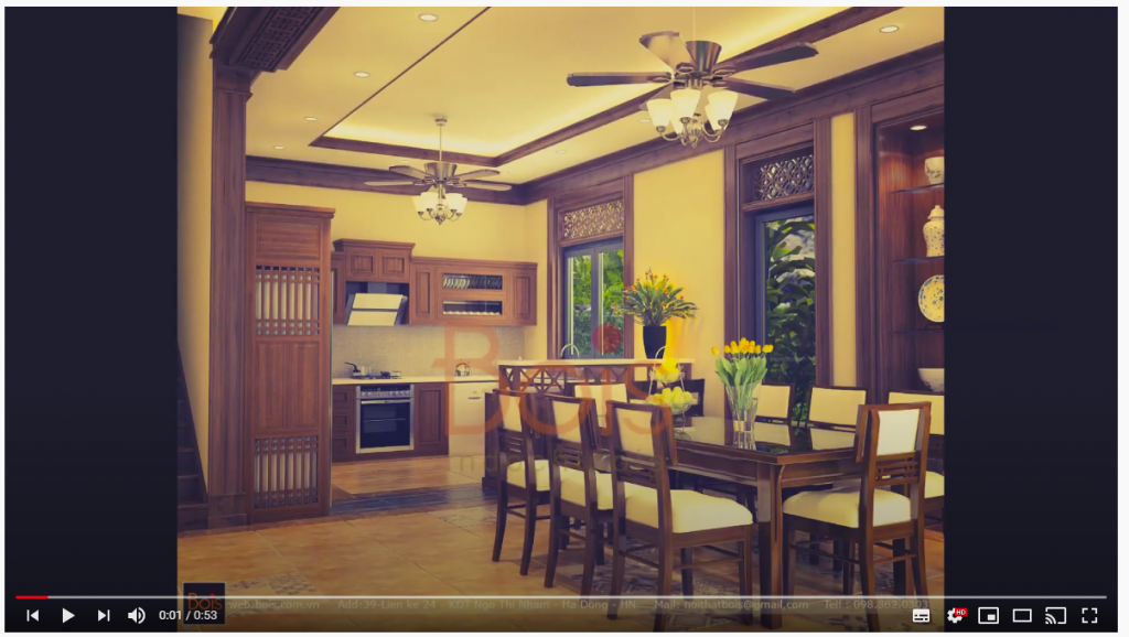 Mẫu bàn ăn phong cách BOIS Đông Dương