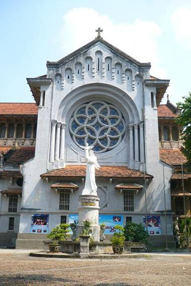 Nhà thờ Cửa Bắc phong cách kiến trúc kết hợp châu Âu và Việt Nam