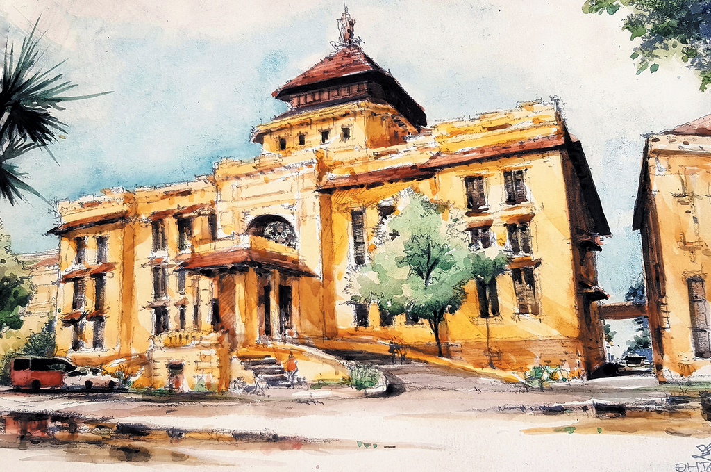 Đại học Tổng hợp Hà Nội (số 19 Lê Thánh Tông): Công trình trước đây là Đại học Đông Dương, được đưa vào sử dụng năm 1926, do kiến trúc sư Ernest Hébrard thiết kế, mang phong cách Đông Dương.