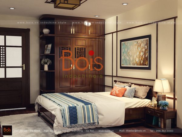 Thiết kế nội thất chung cư đẹp và hiện đại với chất liệu gỗ tự nhiên