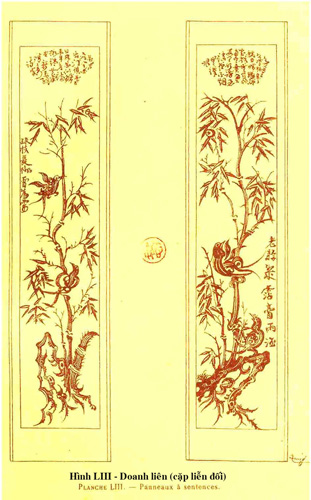 hoa văn họa tiết sử dụng trong phong cách nội thất Đông dương doanh liên
