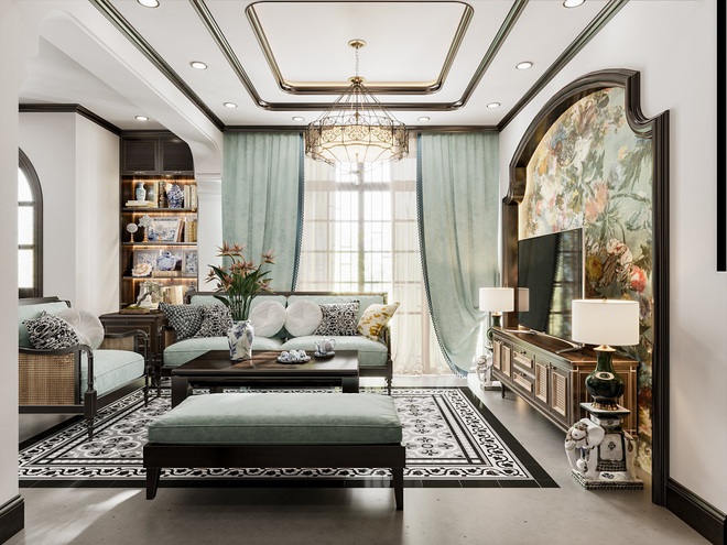 Lột xác căn hộ bằng thiết kế nội thất theo phong cách Indochine