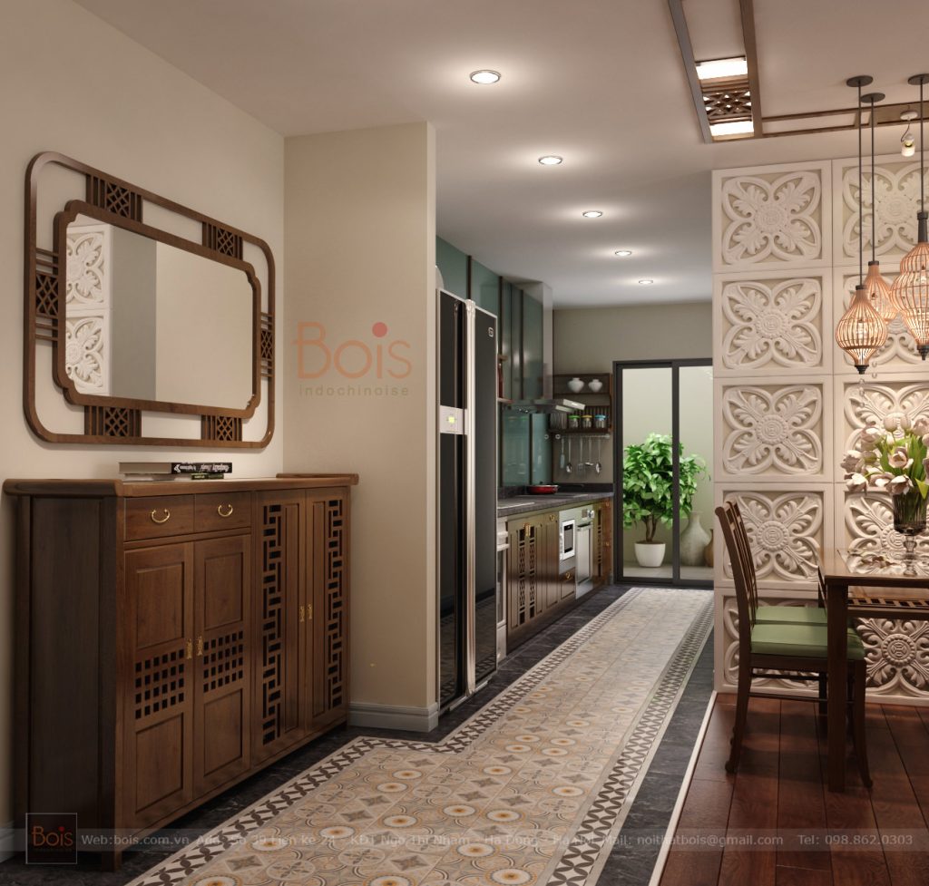 Thiết kế nội thất chung cư tropical grand bois