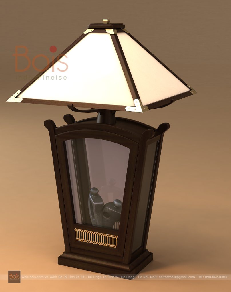 Đèn để bàn decor indochine